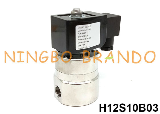 300 bar High Pressure Solenoid Valve 3/8'' 220V 110V 24V 12V