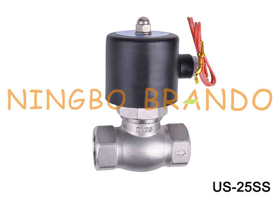 US-25 1'' DN25 High Temperature Stainless Steel Steam Solenoid Valve 24V 220V