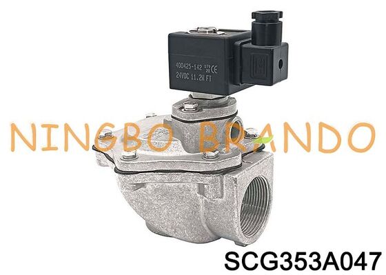 G1-1/2'' SCG353A047 Right Angle Diaphragm Solenoid Valve DC24V AC220V