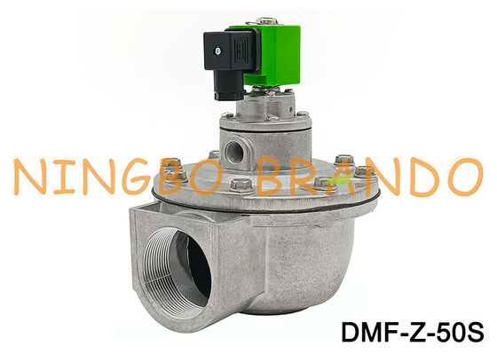 DMF-Z-50S G2 inch Right Angle Pneumatic Pulse Solenoid Diaphragm Valve AC220V DC24V