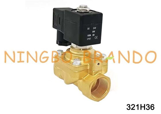 321H36 Parker Type H Series Solenoid Valve 1.5 To 50 Bar Brass High Pressure Valve