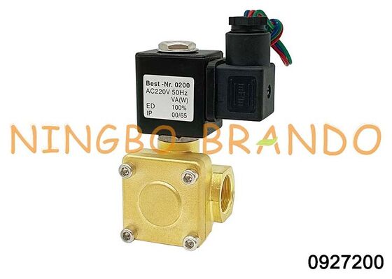 0927 Series Solenoid Valve 0927200 1/2'' Brass Normally Closed Valve
