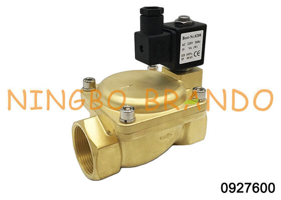 0927 Series Brass Pilot Operated Solenoid Valve 0927600 1-1/2''