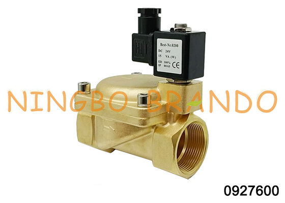 0927 Series Brass Pilot Operated Solenoid Valve 0927600 1-1/2''