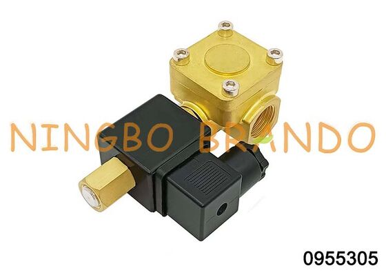 Electric Valve 0955305 G1/2'' 2/2-Way AC220V Screw Air Compressor Solenoid Valve