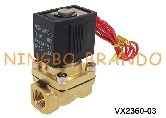 SMC Type VX2360-03 3/8 Inch 2 Way NC Brass Solenoid Valve for Water Air Gas