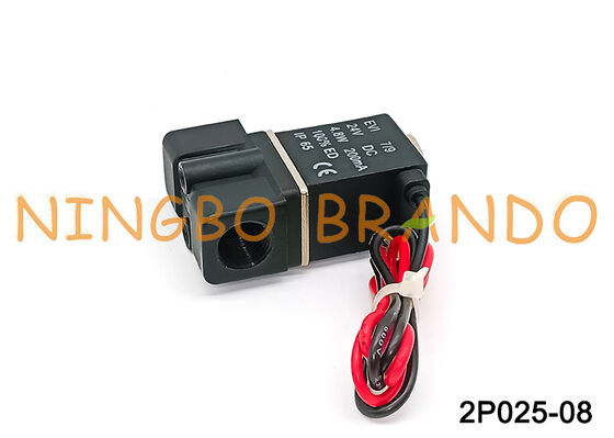 2P025 1/4'' Solenoid Valve Normally Closed 2.5mm Solenoid Valve 24VDC