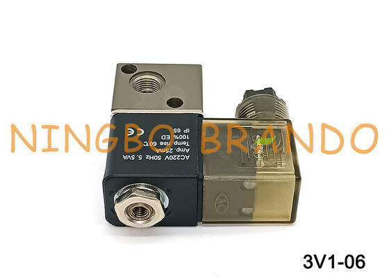Electrical Pneumatic Solenoid Valve 3V1-06 12VDC 24VDC 110VAC 220VAC