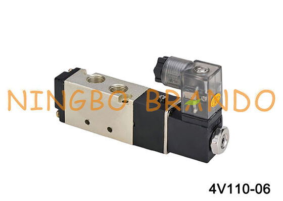 AIRTAC Type 4V110-06 Solenoid Valve 5/2 Way Pneumatic Air Control Valve 1/8 Inch