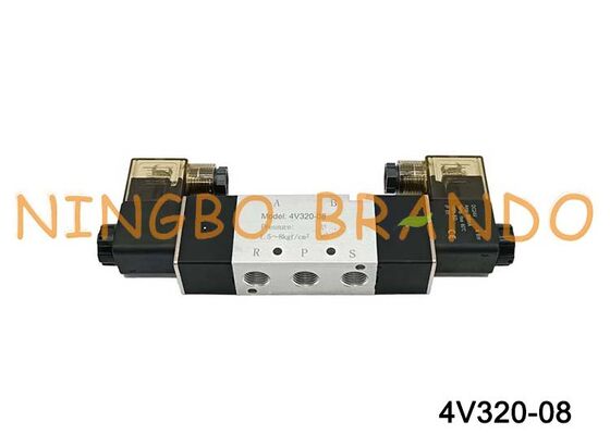 AIRTAC Type 4V320-08 Solenoid Valve 5/2 Way Double Solenoid Pneumatic Valve 1/4 Inch