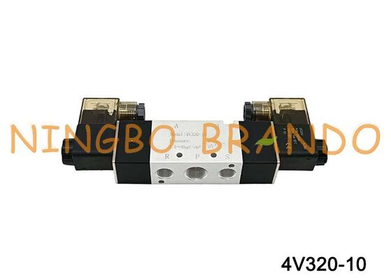 AIRTAC Type 4V320-10 Solenoid Valve 5/2 Way Double Solenoid Pneumatic Valve 3/8 Inch