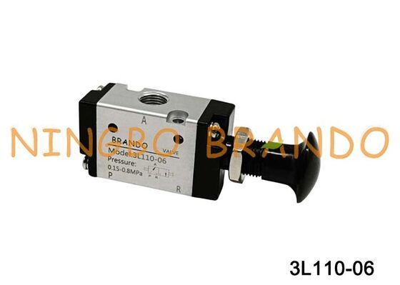 Airtac Type 3L110-06 3L Push-Pull Air Control Valve 3/2 Way