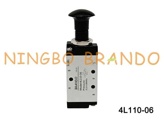 Airtac Type 4L110-06 4L Push-Pull Air Control Valve 5/2 Way