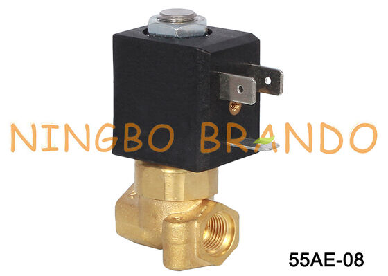 2-Way NC 1/8'' Coffee Machine Solenoid Valve Brass Valve