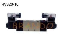 4V320-10 BSP 3/8'' Inch 5 Way Automatic Solenoid Valve AC220V Pneumatic Parts