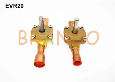 Cast Iron Hot Gas Solenoid Valve / EVR20 Liquid Solenoid Valve For Refrigeration