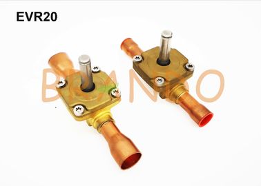 Cast Iron Hot Gas Solenoid Valve / EVR20 Liquid Solenoid Valve For Refrigeration