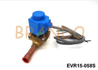16mm Port Size Solenoid Valve Air Conditioning Part Control Refrigerant EVR 15-058S