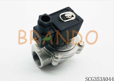 Black Color 1 Inch Pneumatic Solenoid Valve SCG353A043 For Industrial Equipment