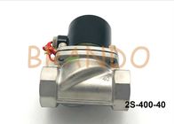 2 Position 2 Way Solenoid Valve / Direct Acting Stainless Steel Water Valve