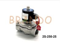 AC220V Stainless Steel Pneumatic Solenoid Valve 2S-250-25 1 Inch Port Size