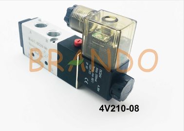 200 Series 1/4'' Pneumatic Cylinder Valve 4V210-08 Working Pressure 0.15-0.8MPa