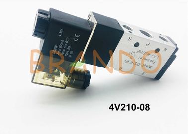 200 Series 1/4'' Pneumatic Cylinder Valve 4V210-08 Working Pressure 0.15-0.8MPa