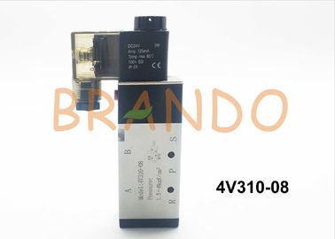 1/4'' 4V300 Series for electrically driven pneumatic power control 4V310-08 made of Aluminum Alloy