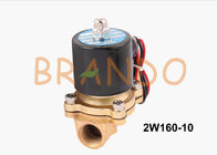 24V DC 3/8 Inch Brass Water Solenoid Valve 2W160-10 For Water Treatment