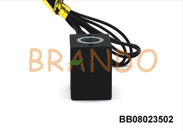 4V110 Series Valve Solenoid Coil With Flying Leads φ8 Diameter Plastic / Brass Material