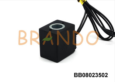 4V110 Series Valve Solenoid Coil With Flying Leads φ8 Diameter Plastic / Brass Material