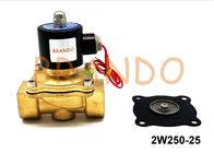2/2 Way DC24Volt 2W250-25 Brass Solenoid Water Valve Pneumatic