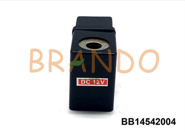 Black Electronic Drain Valve Solenoid Coil 5043/5045 14 Mm Inside Hole 42mm High