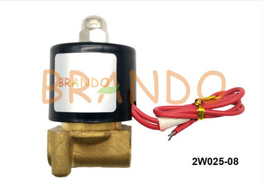 1/4" Brass Direct Drive Solenoid Valve UNI-D Type NC For Air Water Oil And Gas
