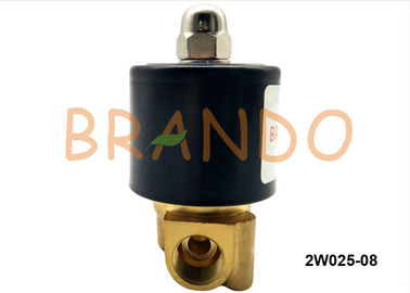 1/4" Brass Direct Drive Solenoid Valve UNI-D Type NC For Air Water Oil And Gas