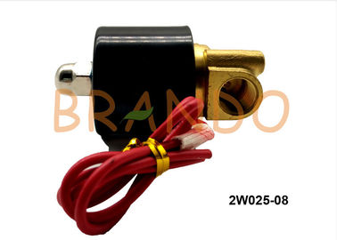 1/4" Brass Direct Drive Solenoid Valve UNI-D Type NC For Air Water Oil And Gas