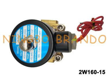 2W160-15 Brass Water Solenoid Valve For Water Treatment System DN15