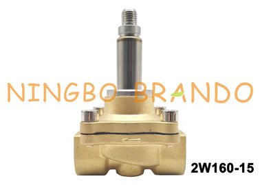 2W160-15 Brass Water Solenoid Valve For Water Treatment System DN15