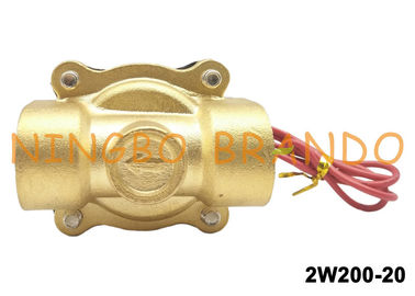 2/2 Way Brass Body G3 / 4&quot; Thread Normal Close Solenoid Valve 2W200-20