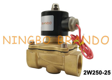 2W250-25 Brass Body G1&quot; Inch Operated Normal Close Pneumatic Solenoid Valve DN25