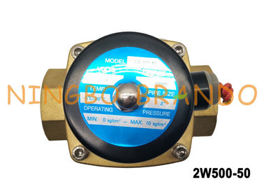 UNI-D Type UW50 2 Inch Female Thread NC Solenoid Valve 2/2 Way Direct Acting 2W500-50