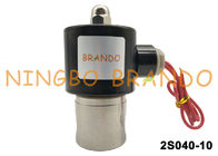 G 3/8  Inch Stainless Steel Flow Control Pneumatic Solenoid Valve 2S040-10 Direct Driving