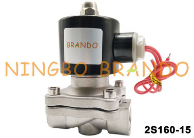 2/2 Way G 1/2 Inch Normal Close Solenoid Valve Stainless Steel Body 2S160-15 AC220V