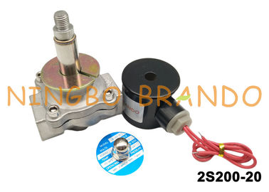 AC220V 3/4 Inch Normal Close 2/2 Way Uflow Stainless Steel Body Solenoid Valve Customized