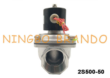 Direct Acting NC 2/2 Way Stainless Steel Solenoid Valve Water Treatment Valve 2S500-50