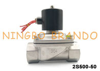 Direct Acting NC 2/2 Way Stainless Steel Solenoid Valve Water Treatment Valve 2S500-50