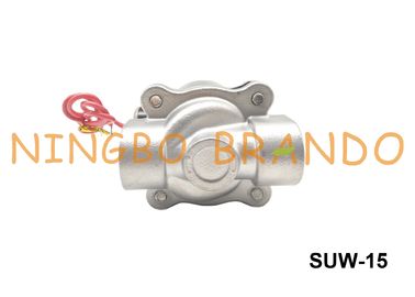 G1/2&quot; NC Nitrile Diaphragm Stainless Steel 2S160-15 SUW-15 Uni-D Type Solenoid Valve AC220V