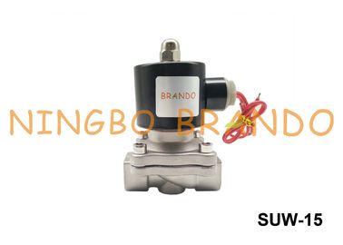 G1/2&quot; NC Nitrile Diaphragm Stainless Steel 2S160-15 SUW-15 Uni-D Type Solenoid Valve AC220V