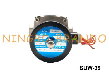 1 1/4&quot; 2S350-35 SUW-35 NC Uni-D Type Solenoid Valve Stainless Steel Body NBR Diaphragm AC220V DC24V