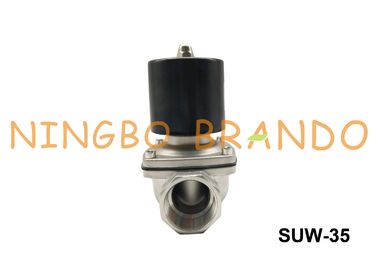 1 1/4&quot; 2S350-35 SUW-35 NC Uni-D Type Solenoid Valve Stainless Steel Body NBR Diaphragm AC220V DC24V